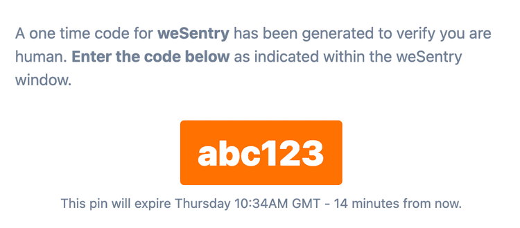Sentry puzzle captcha